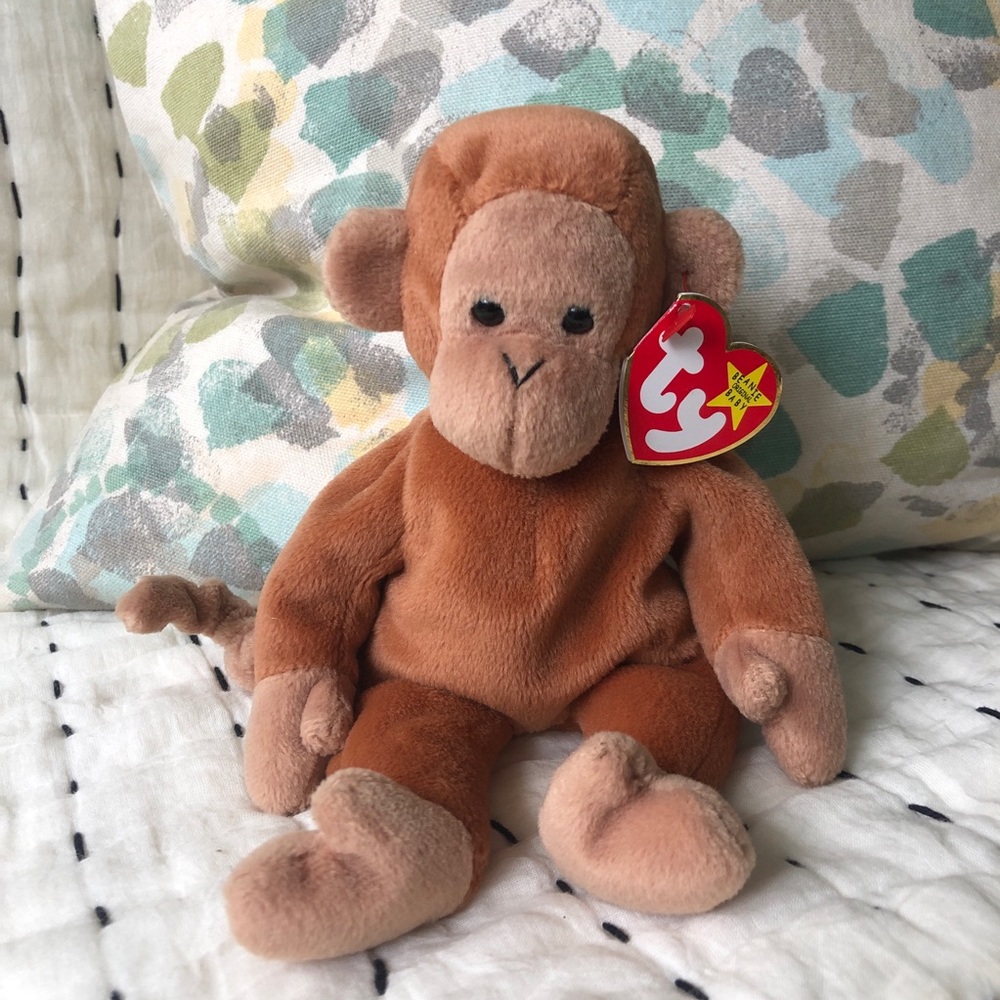 Ty Beanie Baby Bongo the Chimpanzee 1995